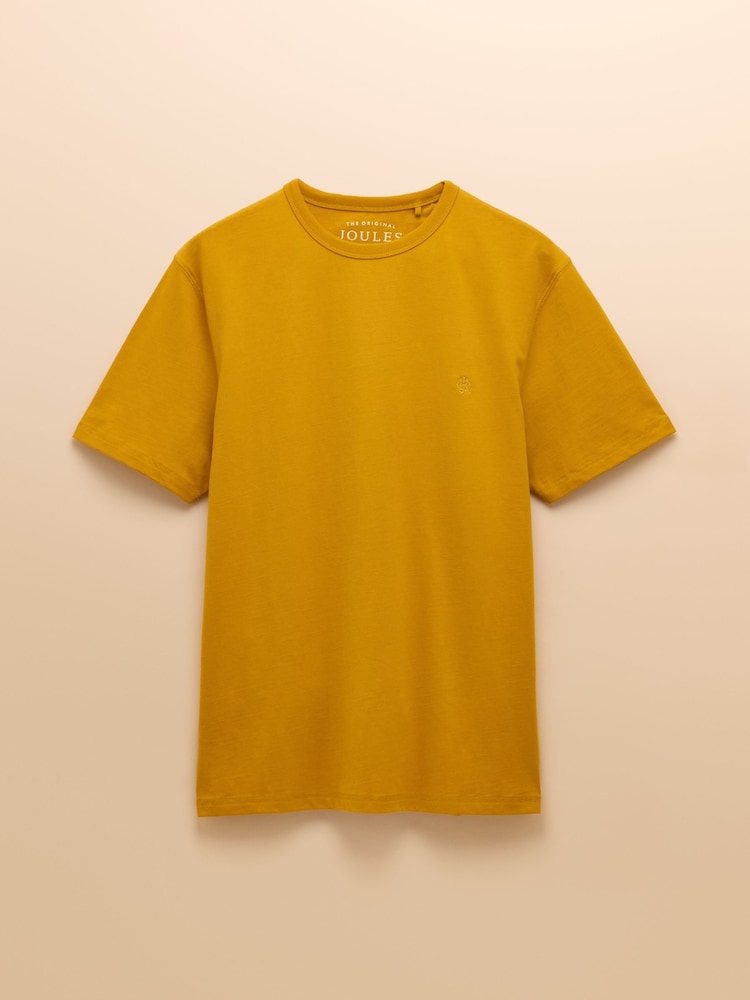 Amarillo - Rugby Club Crew Neck Cotton T-Shirt - Imagen 8 de 8