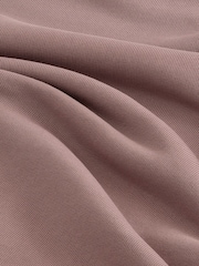 Dusky Purple Raw Hem Detail Washed 100% Cotton Crew Neck Sweatshirt - Image 2 of 3