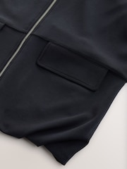 Black Slinky Supersoft Puffball Bubble Hem Gilet - Image 6 of 7