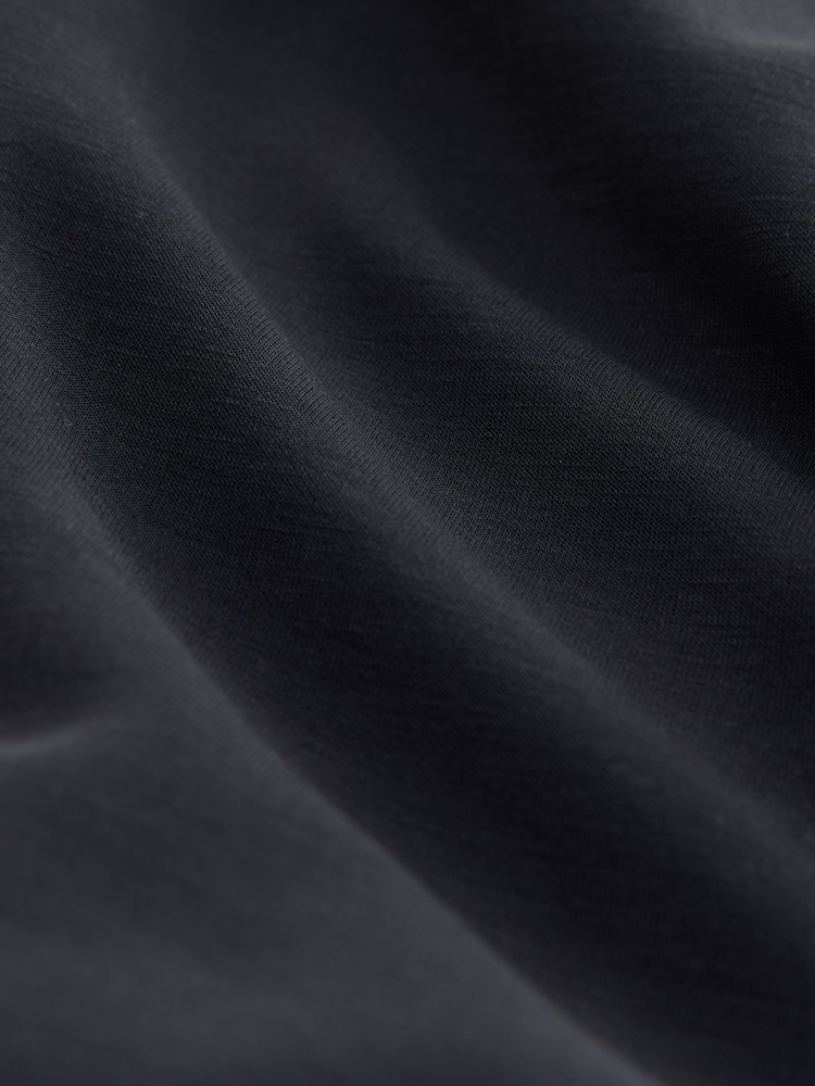 Black Slinky Supersoft Puffball Bubble Hem Gilet - Image 7 of 7