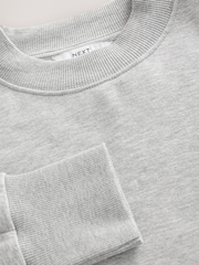 Grey Relaxed Fit Essentials Longline Sweatshirt - Image 2 of 3