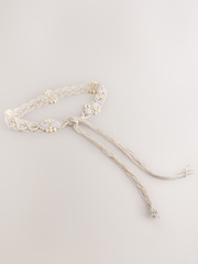 Ecru Macrame Bead Belt - Image 4 of 6