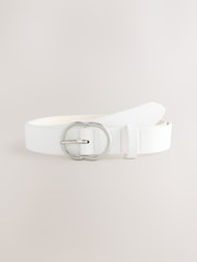 White Regular PU Belt - Image 1 of 3
