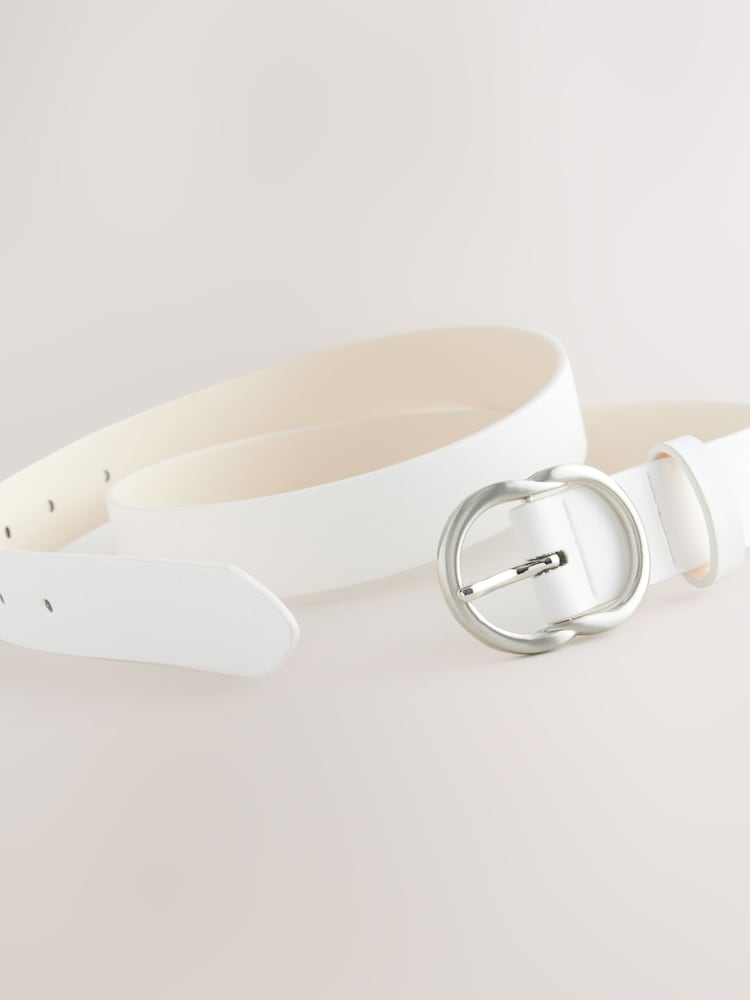 White Regular PU Belt - Image 3 of 3