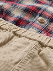 Gap Red Flannel Shirt and Trousers Outfit Set (Newborn-24mths) - Image 3 of 3