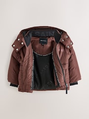 smALLSAINTS Red Boys Logo Padded Younger Jackets - Image 2 of 7