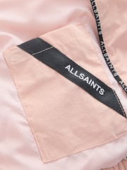 smALLSAINTS Light Pink Younger Girls Ruched Short Padded Coat - Image 11 of 14