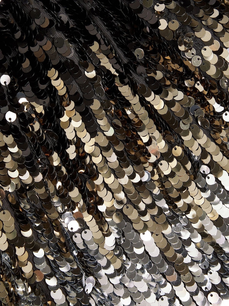 Monsoon Black Ombre Sequin Skirt - Image 4 of 4