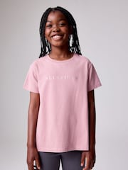 smALLSAINTS Mid Pink Lace Back T-Shirt and Leggings Set - Image 2 of 5