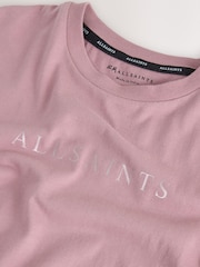 smALLSAINTS Mid Pink Lace Back T-Shirt and Leggings Set - Image 8 of 10