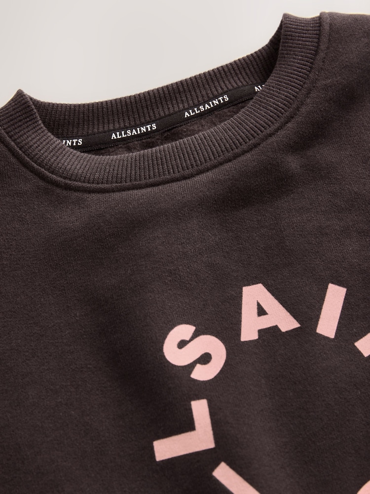 smALLSAINTS Brown/Pink Oversized Tierra Ruched Sleeve Sweatshirt and Ribbed Leggings Set - Image 5 of 5 smALLSAINTS Brown/Pink Oversized Tierra Ruched Sleeve Sweatshirt and Ribbed Leggings Set - Image 5 of 5