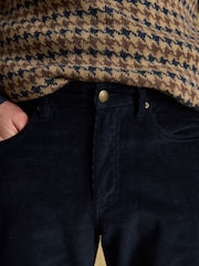Joules Classic Fit Navy Cord Trousers - Image 7 of 10