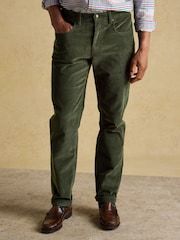 Joules Classic Fit Cord Green Trousers - Image 3 of 8