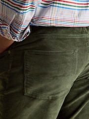Joules Classic Fit Cord Green Trousers - Image 7 of 8