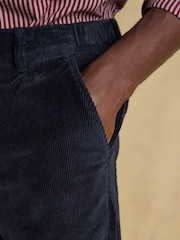 Joules Relaxed Fit Navy Cotton-Rich Cord Trousers - Image 5 of 8