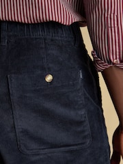 Joules Relaxed Fit Navy Cotton-Rich Cord Trousers - Image 7 of 8