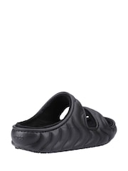 Crocs Black Classic Cozzzy Overpuff Sandals - Image 3 of 4