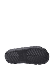 Crocs Black Classic Cozzzy Overpuff Sandals - Image 4 of 4