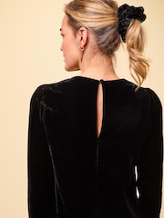 Aspiga Black Victoria Velvet Top - Image 3 of 5