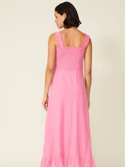 Aspiga Pink Rhianna Embroidered Cotton Dress - Image 4 of 7