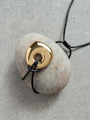 Aela Genuine Leather Cord And Adjustable Length Black Pendant - Image 3 of 3