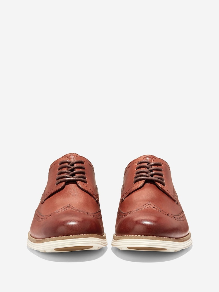 Cole Haan Mens OriginalGrand Wingtip Oxford Shoes - Image 2 of 7