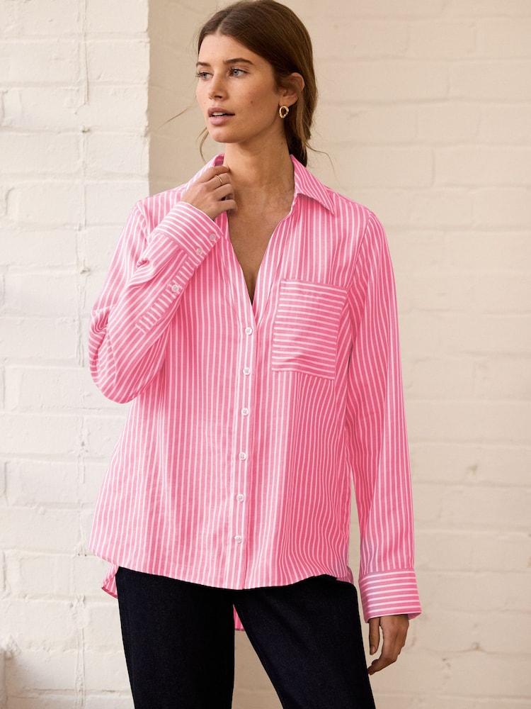 Pink Soft Relaxed Long Sleeve Shirt - Image 2 of 6
