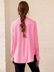 Pink Soft Relaxed Long Sleeve Shirt - Image 3 of 6