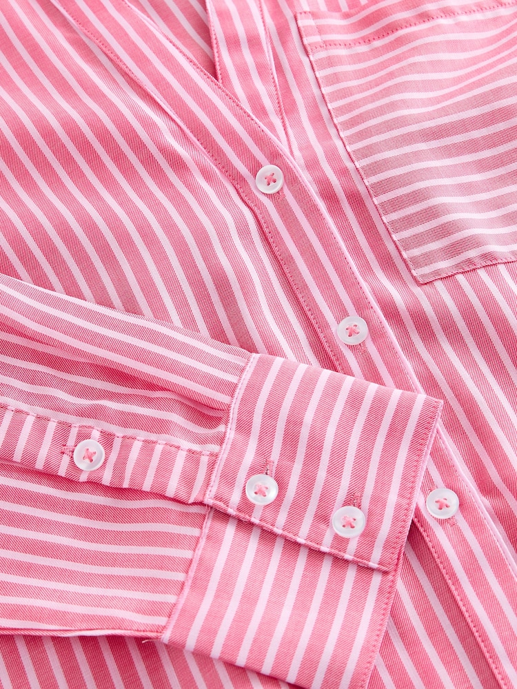 Pink Soft Relaxed Long Sleeve Shirt - Image 5 of 6