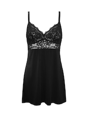 Pour Moi Black Fleur Lace Chemise - Image 3 of 4