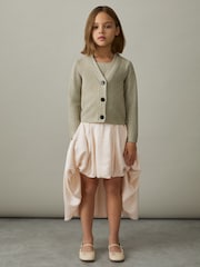 Reiss Ivory Mali 13-14 yrs High-Low Puffball Skirt - Image 2 of 4