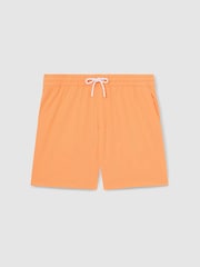 Reiss Coral Orange Cliff Drawstring Swim Shorts - Image 2 of 5