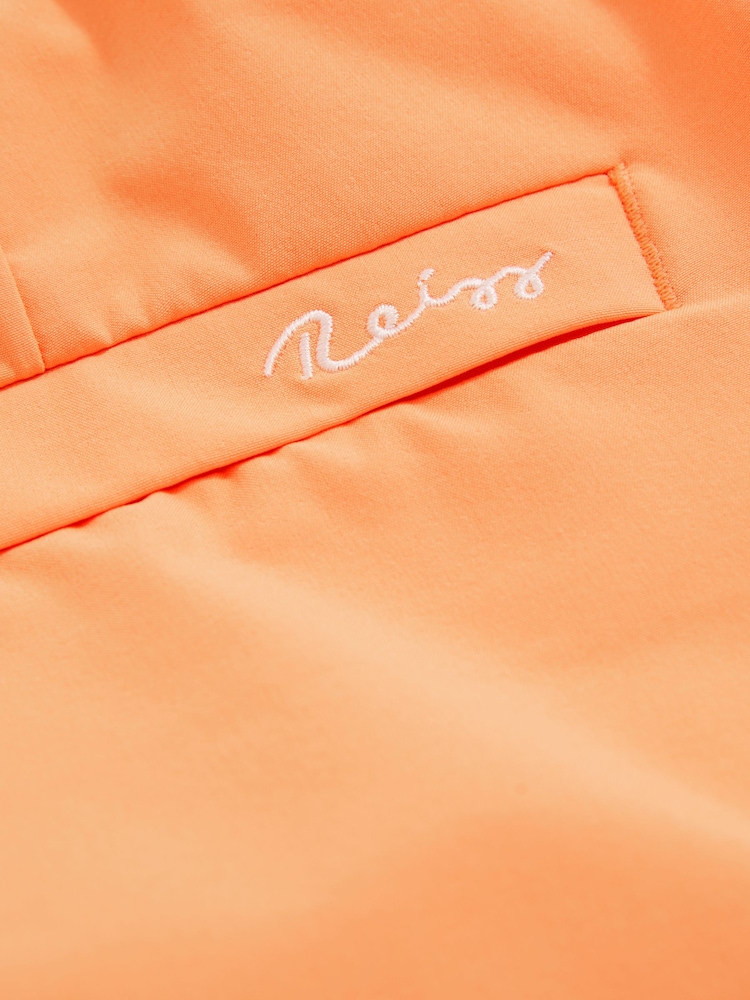 Reiss Coral Orange Cliff Drawstring Swim Shorts - Image 5 of 5