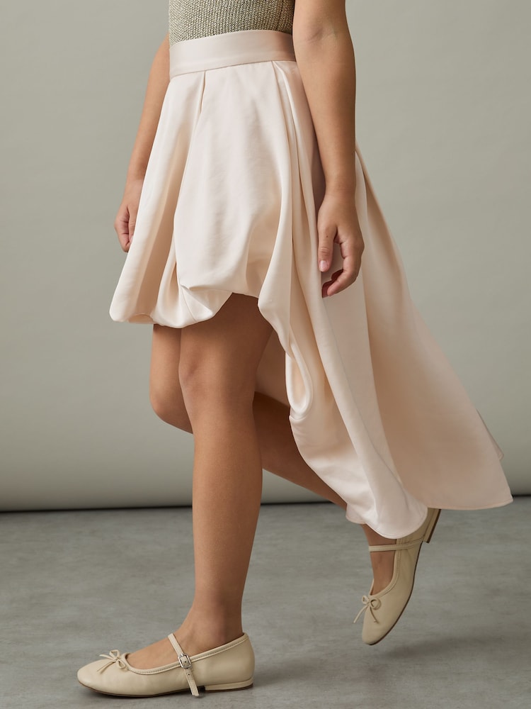 Reiss Ivory Mali 9-13 yrs High-Low Puffball Skirt - Image 1 of 4