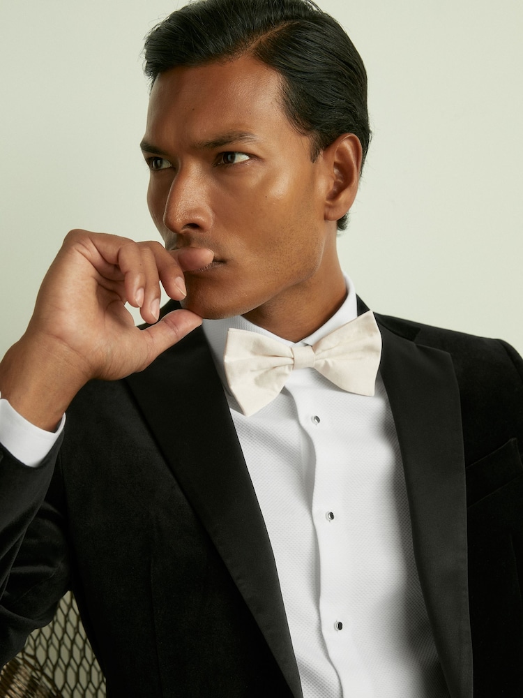 Reiss Light Ivory Boyle Tie - Image 2 of 5