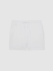 Reiss White Cliff Drawstring Swim Shorts - Image 2 of 7