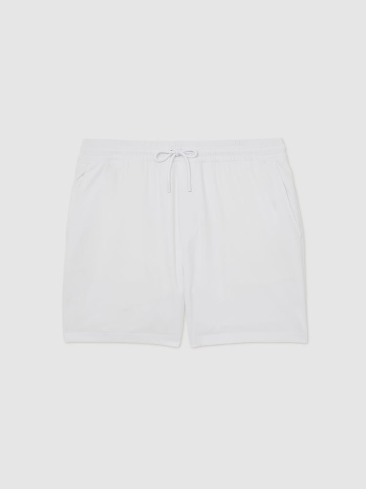 Reiss White Cliff Drawstring Swim Shorts - Image 2 of 7