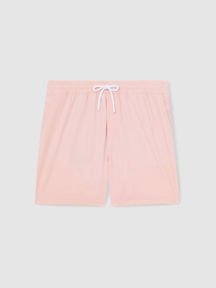 Reiss Pink Cliff Drawstring Swim Shorts - Image 2 of 5
