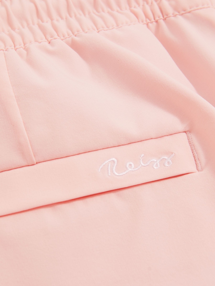 Reiss Pink Cliff Drawstring Swim Shorts - Image 5 of 5