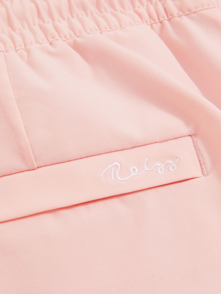 Reiss Pink Cliff Drawstring Swim Shorts - Image 6 of 6