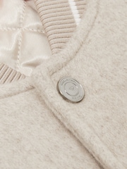 Reiss Track McLaren F1 Team Brushed Bomber Jacket - Imagen 9 de 9