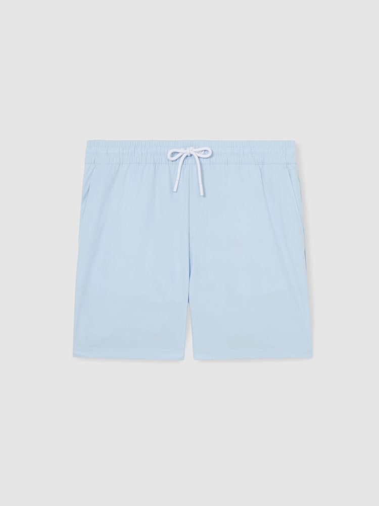 Reiss Soft Blue Cliff Drawstring Swim Shorts - Image 2 of 8
