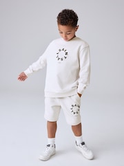 smALLSAINTS Oversized Tierra Sweatshirt and Shorts Set - Bild 1 von 11