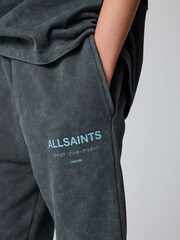 smALLSAINTS Washed Grey Boys Underground T-Shirt and Sweat Shorts Set - Image 5 of 10