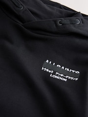 smALLSAINTS Black Redact Oversized Underground Pullover Hoodie - Image 11 of 12