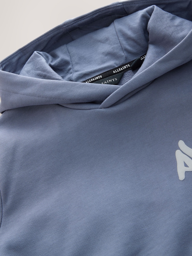 smALLSAINTS Mid Blue Oversized Orlando Pullover Hoodie - Image 8 of 8