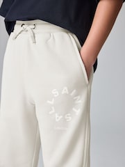 Hellgrau - smALLSAINTS – Jogginghose „Tierra“ mit geradem Beinabschluss und Logo - Bild 4 von 12