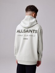 smALLSAINTS Grey Oversized Underground Pullover Hoodie - Image 2 of 8