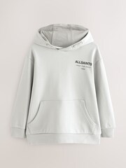 smALLSAINTS Grey Oversized Underground Pullover Hoodie - Image 6 of 8