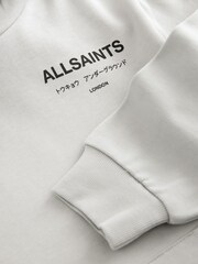 smALLSAINTS Grey Oversized Underground Pullover Hoodie - Image 7 of 8